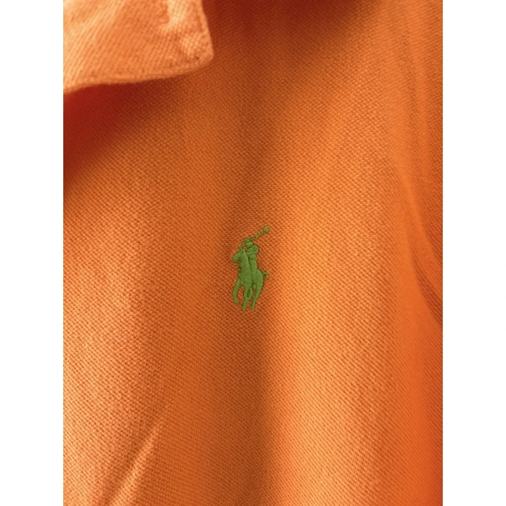 Polo Ralph Lauren Men's Orange Classic Fit Polo Shirt Short Sleeve Size XXL